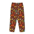 thumbnail image 5 of Xecao Retro Coffee Women's Straight Lounge Pajama Pants: The Epitome of Relaxed Sleepwear, 5 of 9