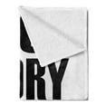 thumbnail image 2 of Meme Soft Flannel Fleece Throw Blanket, Simplistic Monochrome Design Cool Story Bro Tell It Again Typography, Cozy Plush for Indoor and Outdoor Use, 50" x 70", Charcoal Grey and White, by Ambesonne, 2 of 5