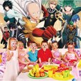 thumbnail image 4 of One Punch Man Birthday Banner Backdrop Background Taspestry Wall Decor Party Supplies Taspestry Post, 4 of 6
