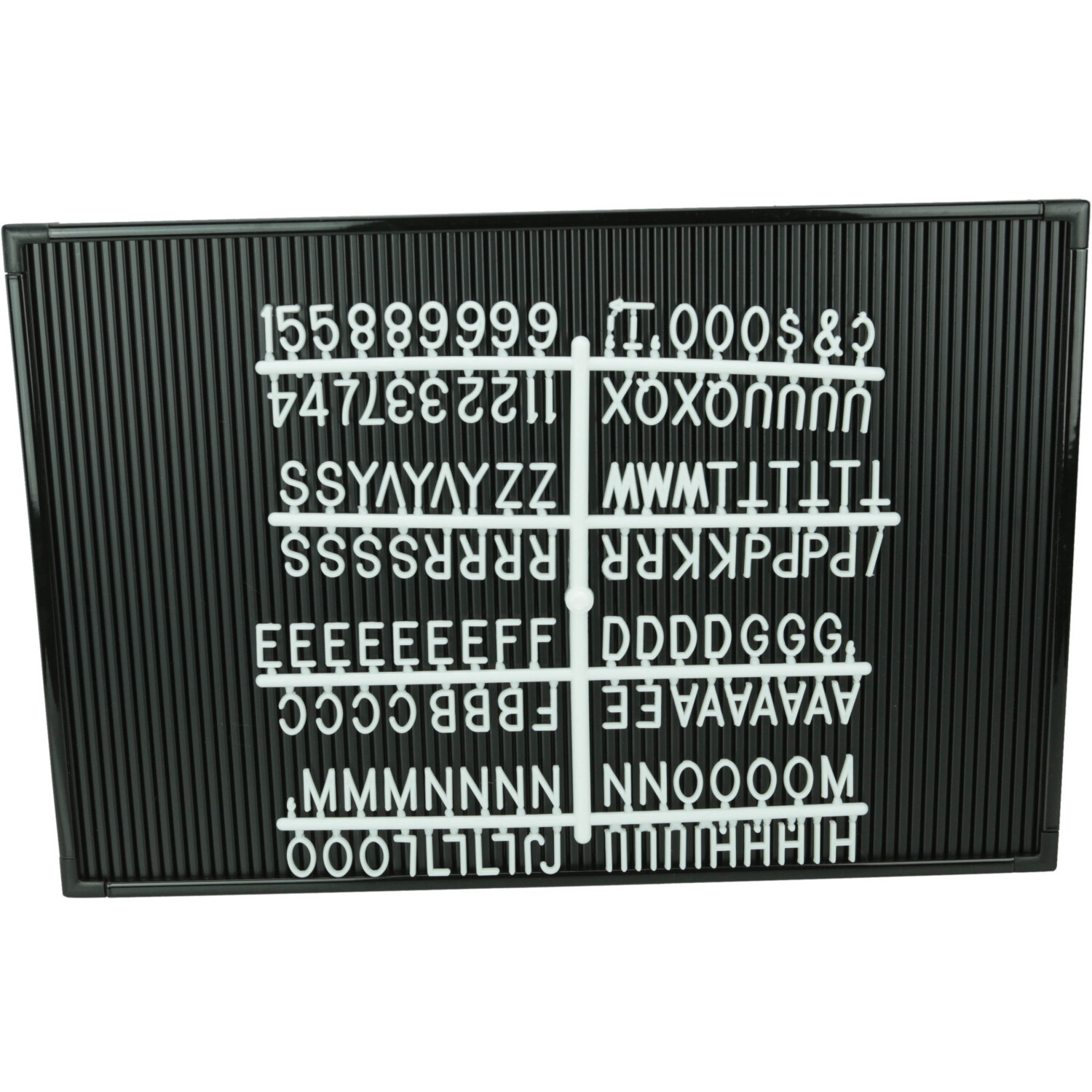 Balt Essentials Black Letter Board With Letters Changeable 84176