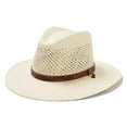 thumbnail image 2 of Stetson Men's Stetson Airway Vented Panama Straw Hat, Natural, Small, 2 of 5