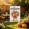 thumbnail image 5 of Thanksgiving Garden Flag Double Sided Fall Maple Leaf Yard Outdoor Decor 40x35cm 15.75x13.78in Waterproof Polyester Harvest Decoration for Porch Patio Garden Party and Autumn Home Yard Decor, 5 of 6