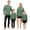 Tree Green, variant on Matching Family Christmas Pullover Sweaters Long Sleeve Snowflake Crewneck Knitted Pullover Tops
