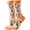 Red, variant on Cute Cartoon Patterns Funny Crew Socks for Adults Sky Blue2 One Size