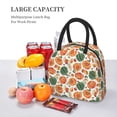 thumbnail image 5 of Balery Autumn Pumpkins Pattern Lunch Bag Women, Lunch Box, Lunch Bag, Small Leakproof Lunch Tote Large Capacity Reusable Insulated Cooler Lunch Container-One Size, 5 of 6