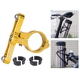 thumbnail image 1 of te para botella de agua, adaptador de montaje ajustable, compatible con manillar de bicicleta, tija de sillín, fuerte, aleación de aluminio 7075 Oro Baoblaze portabotellas para bicicleta, 1 of 5