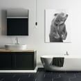 thumbnail image 3 of Stupell Industries Bear Bathroom Splash Animals & Insects Painting Gallery Wrapped Canvas Art Print Wall Art, 36 x 48, 3 of 8