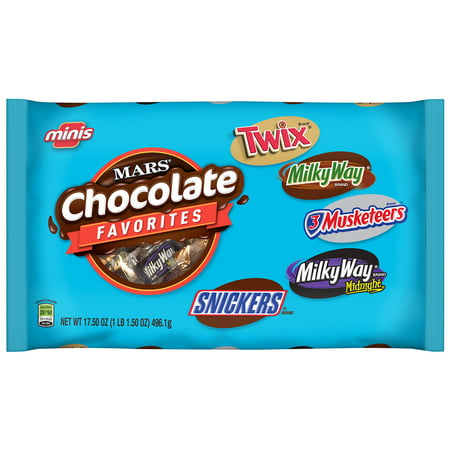 MARS Chocolate Favorites Minis Size Candy Bars Variety Mix 