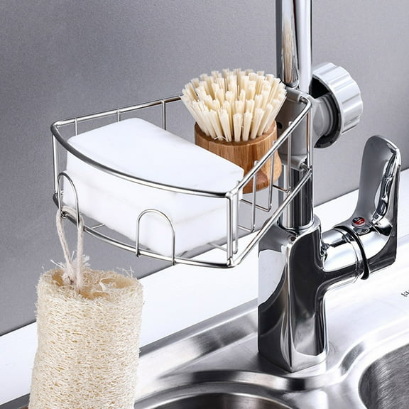 WHAMVOX Faucet Rack Faucet Faucet Storage Rack 20*15.5*5.5cm