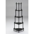thumbnail image 6 of Ore International 39" Cherry 4-Tier Corner Stand, 6 of 12