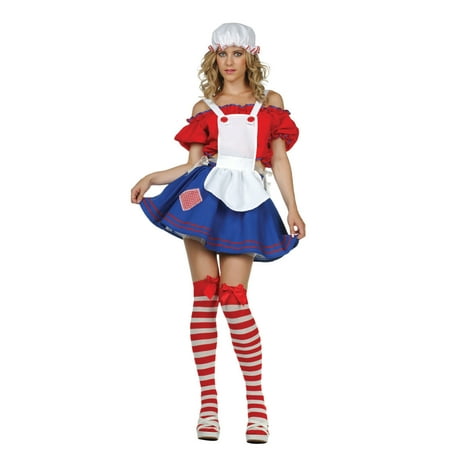 Adult Sexy Rag Doll Costume by RG Costumes 81529