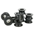 thumbnail image 3 of Slatcetga 10Pcs Roller Bearing Deep UShaped Groove Nylon Coated Pulley Guide Rail Wheel 608ZZ, 3 of 8