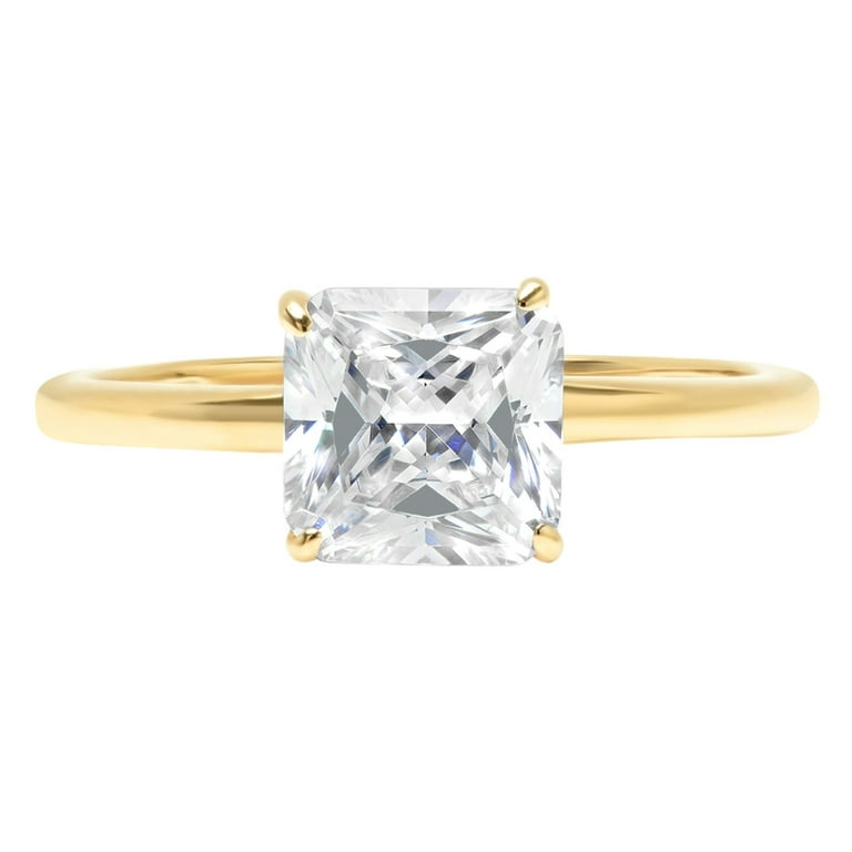 Asscher cut 2024 white sapphire