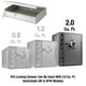 thumbnail image 3 of Cajón de Plástico SentrySafe Blanco con Bloqueo para Cajas Fuertes Ignífugas e Impermeables 1.6 y 2., 3 of 7