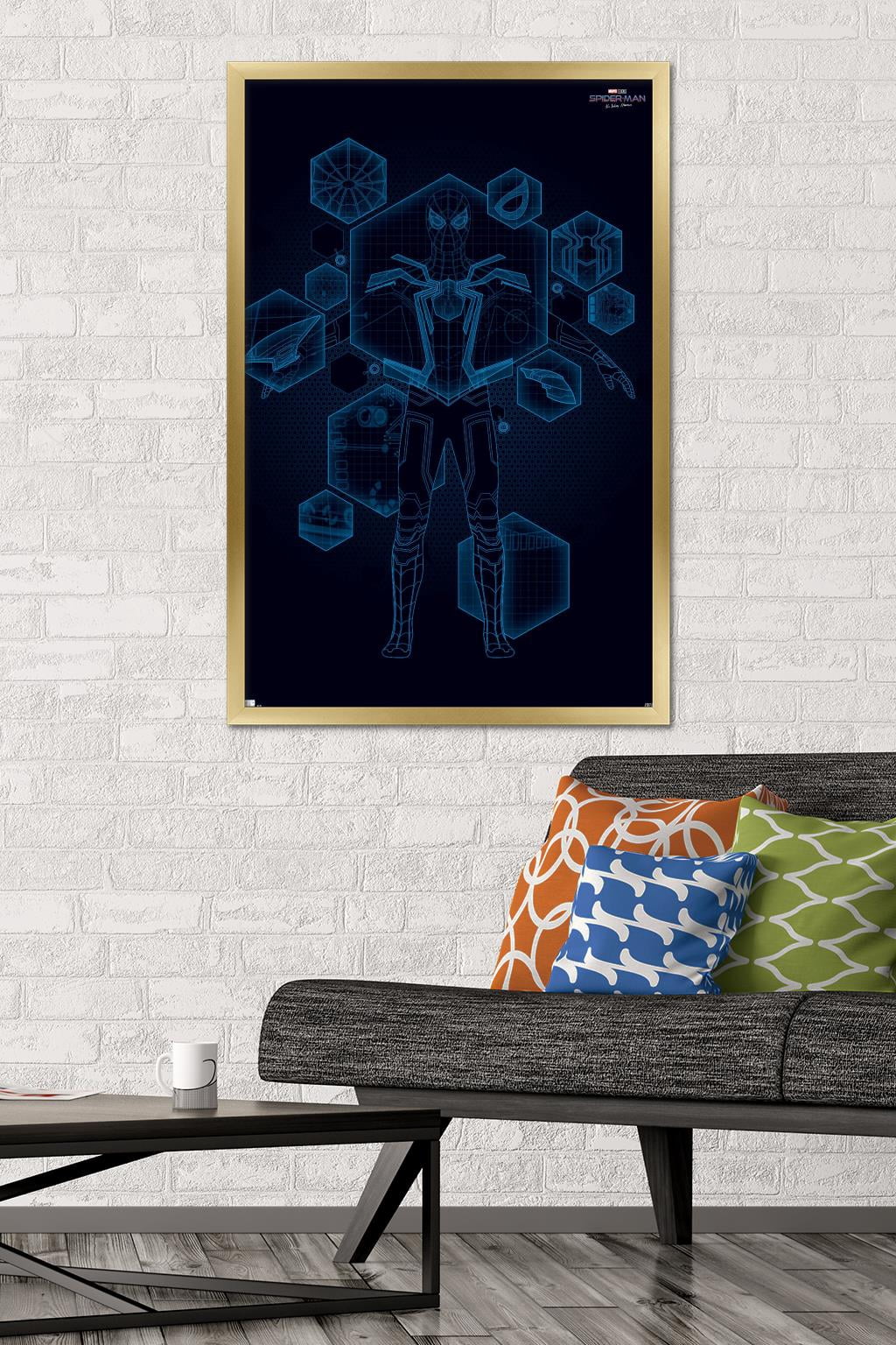 Marvel Spider-Man: No Way Home - Tech 24.25" x 35.75" Framed Poster, by Trends International