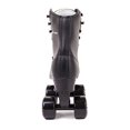 thumbnail image 3 of Cal 7 Soft Boot Roller Skate, Retro Fashion High Top Design in Faux Leather for Indoor & Outdoor (Black, Youth 1), 3 of 7