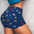 thumbnail image 4 of Fotbe Space Shorts Sin Costuras – Shorts Deportivos de Cintura Alta para Mujer, Elásticos para Gimnasio, Yoga, Running o Ciclismo-Large, 4 of 8