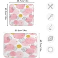 thumbnail image 3 of Pink Polka Dots Dish Drying Mat Microfiber Drying Pad for Kitchen Counter Absorbent Mat Drying Pad Sink Mat 16 x 18 Inch Home Decor, 3 of 7