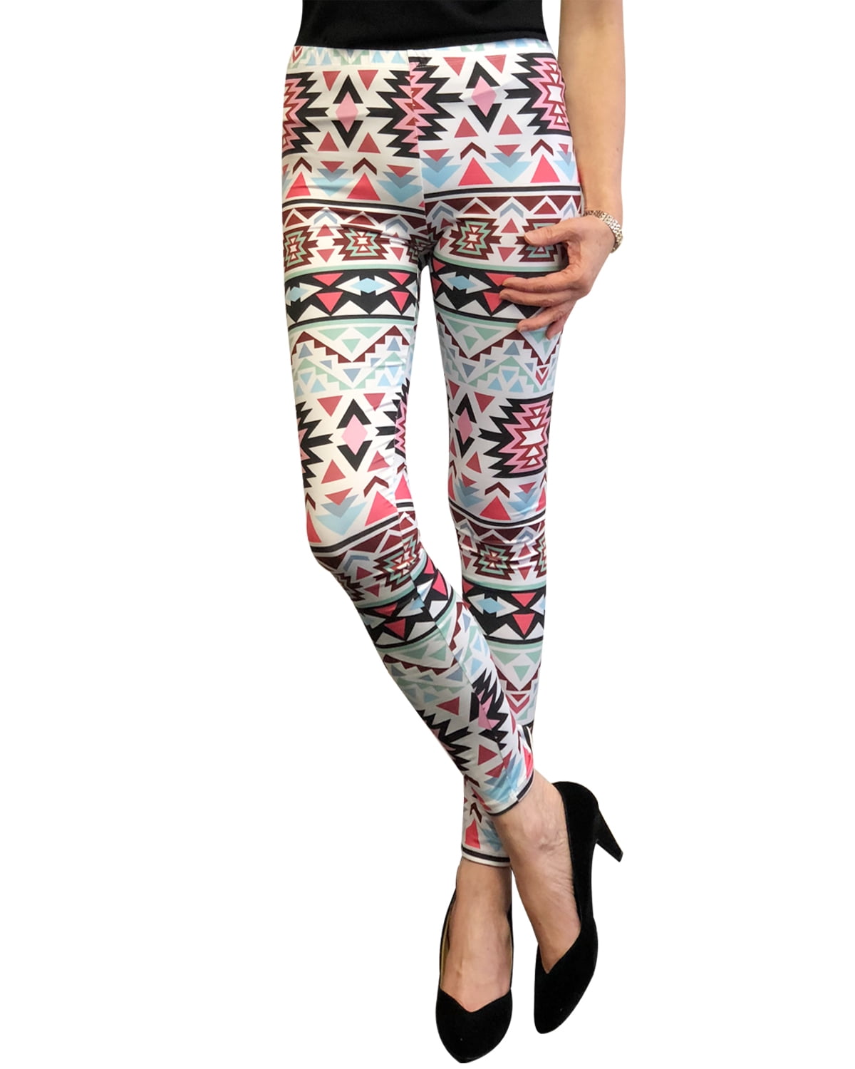 Wrapables® Women’s Ultra-Soft and Stretchy Printed Leggings for ...