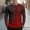 Red, variant on Hipattires Mens Long Sleeve Shirts Workout Pullover Gradient Print Casual Big and Tall , Crewneck Shirts for Men Tops
