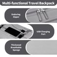 thumbnail image 6 of Travel Backpack for Women, 15.6 Inch Laptop Backpack with USB Charging Hole, College Bookbag, Large Capacity Black Computer Backpacks for Work, 6 of 8