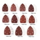 thumbnail image 4 of 33 piezas de papel de lija para lijadora de ratón con 2 piezas de papel de lija para detalles, almohadilla de interfaz con gancho y bucle, almohadillas de lijado triangulares, 4 of 4