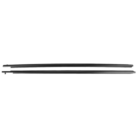 HUOEPU 2Pcs Outer Door Weatherstrip Window Seal Belt Car Window Rubber Moulding Trim Compatible with Scion TC 2005-2010 Replaces 75711-21030, 75712-21030