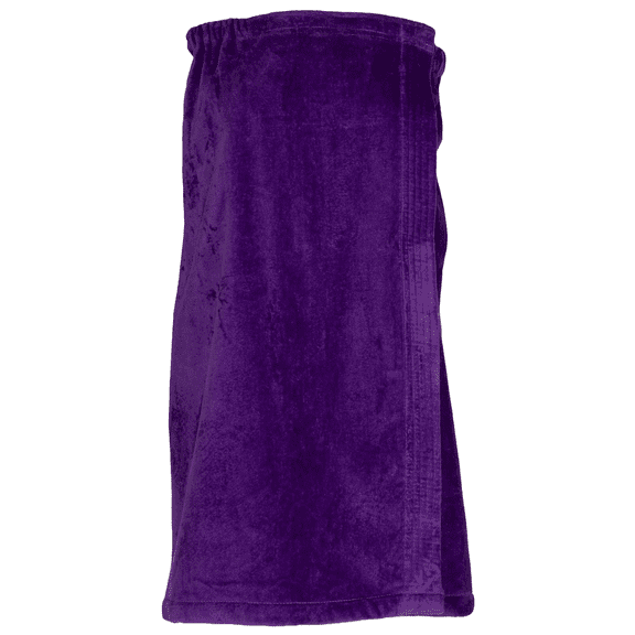 Elegani Women's Spa Wrap - Luxury Comfort, Absorbent, One-Size-Fits-Most (29" Long), Purple