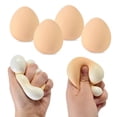 thumbnail image 3 of Diceymbol Realistic Egg Slow Rebound Stress Relief Squeeze, Soft Resilient Calming Comfort, Minimalist Design for Office & Home Daily Relaxation and Desk Decor, 2.28IN, 3 of 7