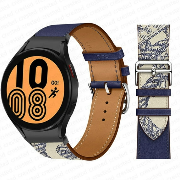 No Gaps Leather Band For Samsung Galaxy Watch 4 classic 46mm 42mm 44mm 40mm smartwatch belt Bracelet correa Galaxy Watch 4 strap