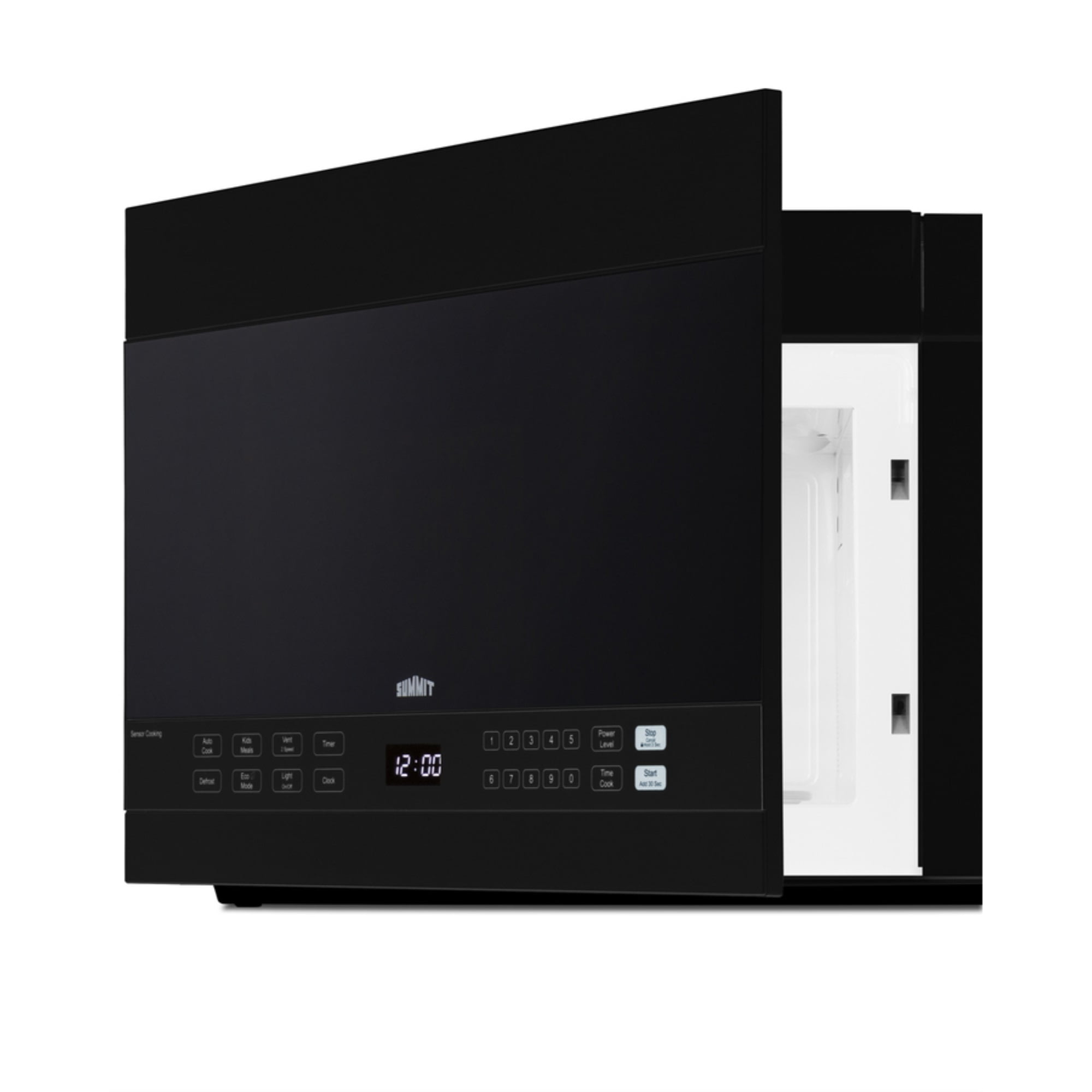24" Wide Over-the-Range Microwave, Black