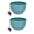 thumbnail image 2 of MasteelfCA 2pcs Chlorophytum Flowerpots Hanging Flower Pots Flower Storage Containers, 2 of 9