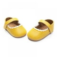 thumbnail image 3 of BESLY 0-18M Toddler Baby Girls Shoes Leather Flats with Bowknot Infant Princess Dress Shoes, 3 of 5