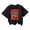 Black, variant on Lkhaha 2026 Women T-Shirts Short Sleeve V Neck Print Cherry Letter Graphic Casual Summer Fashion Trendy Outfits Black L