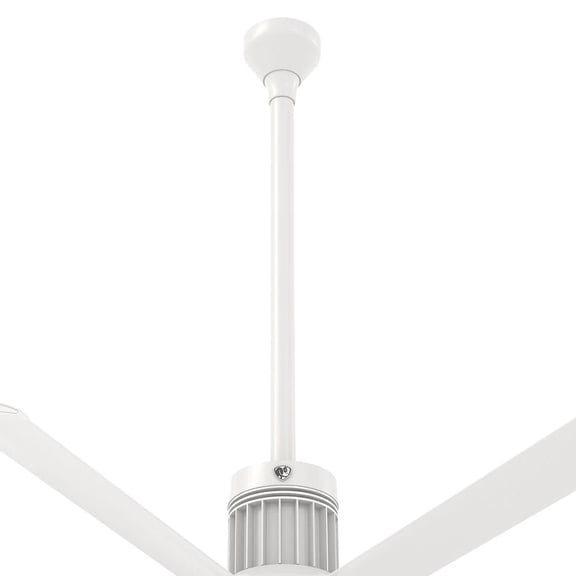Open Box 36-Inch i6 Downtube Assembly White (Flat/Sloped Ceiling 14.5 - 15.5 ft.) by Big Ass Fans - 009059-729-36