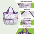 thumbnail image 4 of Garden Tool Bag,Pioneer Flower Floral Print Pattern Garden Tool Organizer,Garden Gifts,Waterproof Multi-Pocket Garden Tool Storage 11.8x5.5x11.4 Inch(Tools NOT Included), 4 of 6