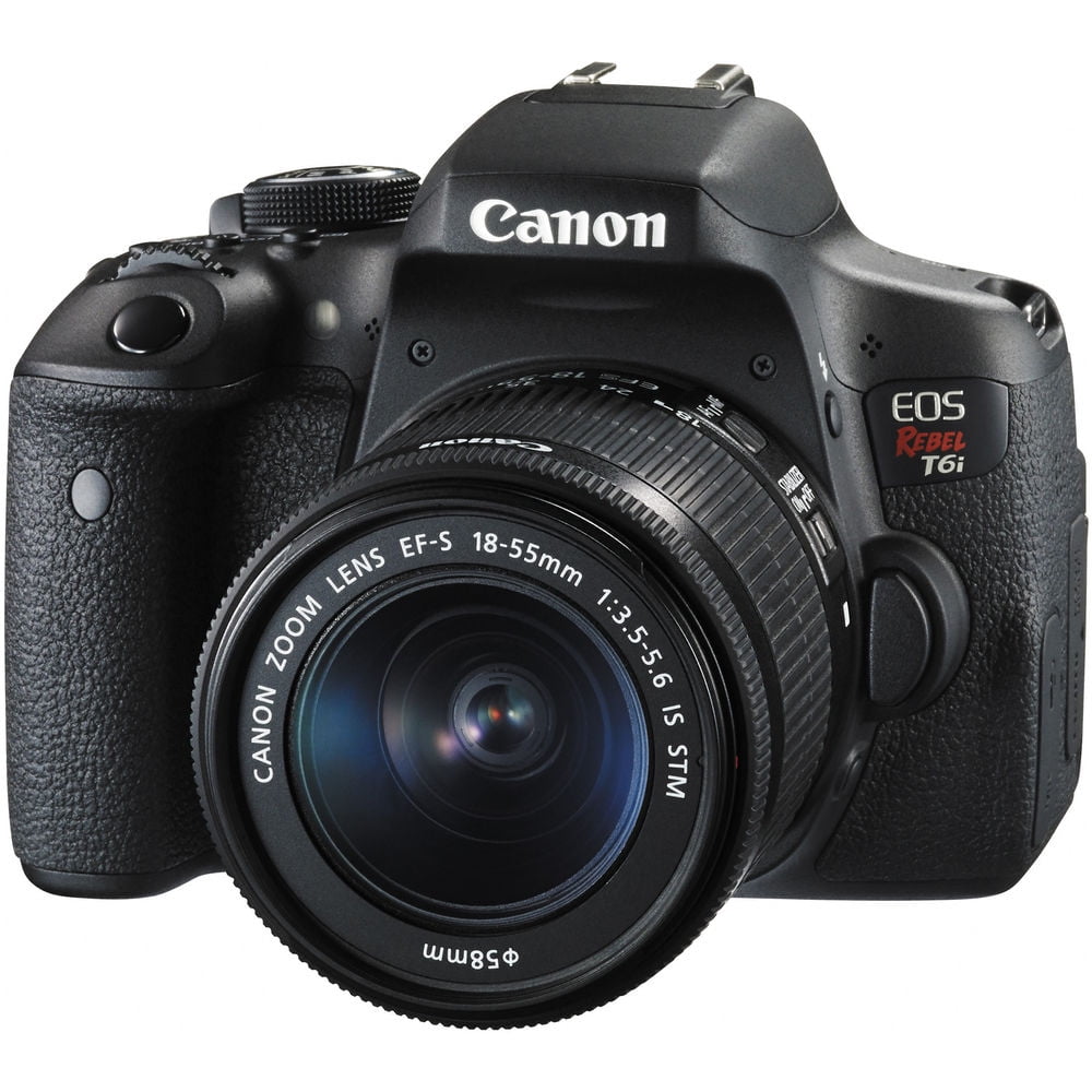 logboek Zullen overzee Canon EOS 750D Digital SLR Camera Body 24.2 MP Wi-Fi Brand New with 18-55mm  Lens - Walmart.com