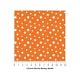 thumbnail image 4 of Rwraps Polka Dot Carrot Orange Gloss Vinyl Film Wrap 59in x 10ft Vinyl Vehicle Car Film Sheet Roll, 4 of 9