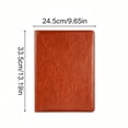thumbnail image 4 of AYktou A4 Portfolio Folder with Clipboard, Faux Leather Business Portfolio Folder Binder with Notepad and Pen, File Legal Document Organizer with Pockets & Writing Pad, Conference Legal Pad Holder, 4 of 6