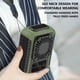 thumbnail image 4 of Ventilador de cintura portátil, recargable por 6000 mAh, con 13 horas de funcionamiento. 3 velocidades. Ideal para exteriores, trabajo, granja, viajes, bicicleta., 4 of 7