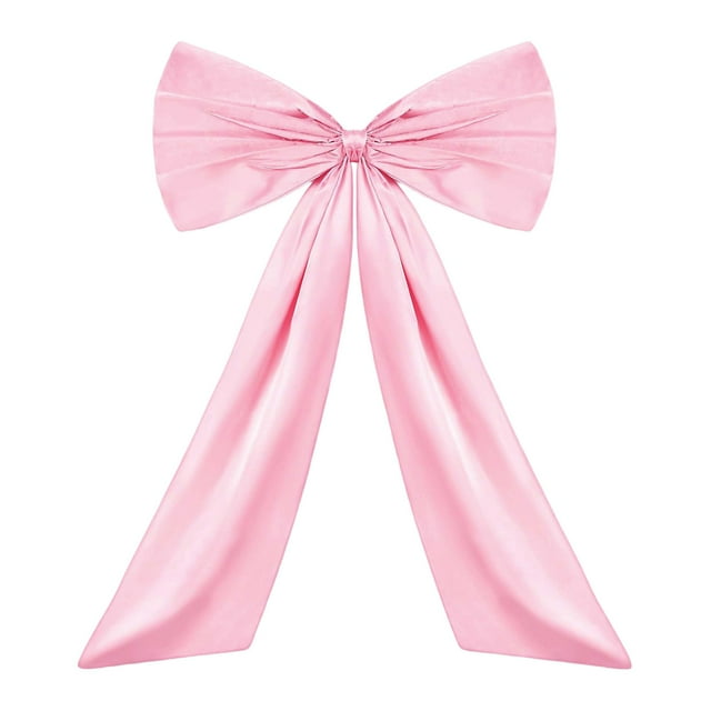 Large Decorative Bow with Long Flowing Tail, Oversized Statement Bow for Party Decorations, Wedding Backdrops, Wall Decor, Baby Shower and Christmas Tree Display Bow