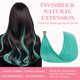 thumbnail image 3 of Extensiones de cabello GOO GOO I Tip, 14 pulgadas, 50 g, 100S, verde azulado, 3 of 8