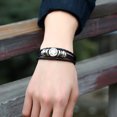 thumbnail image 3 of Cuff Wristband Star Unisex Punk Braid Fashion Cuff Wrap Bangle Cuff Bracelet, 3 of 10