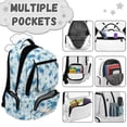 thumbnail image 7 of HUIACONG Book Turtle 4PCS Kids School Backpack, 17" Durable Bookbag with Lunch Box for Boys Girls Age 8-12, 7 of 7
