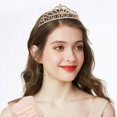 thumbnail image 4 of Sparklane Pink Birthday Crown and Sash Set, Women's Princess Birthday Accessory, One Size, Female, Girls, 4 of 8