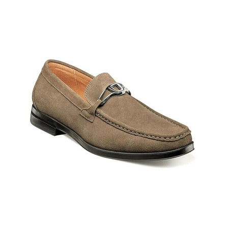 

Men s Stacy Adams Palladian Moc Toe Slip On Shoes Fossil Suede 25549-258