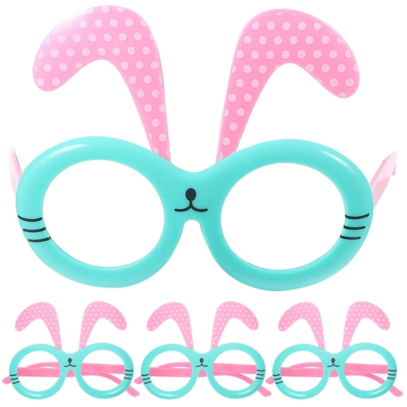 HOMEMAXS 4pcs Rabbit Sunglasses Easter Glasses Rabbit Ear Sunglasses Novelty Decoration