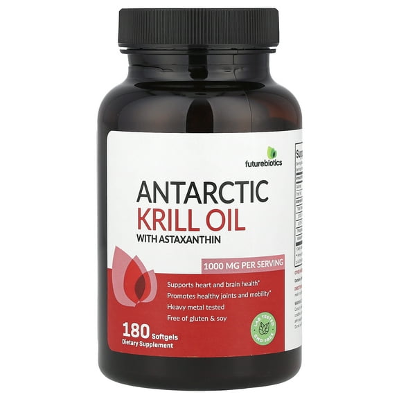 Futurebiotics Antarctic Krill Oil with Astaxanthin, 180 Softgels