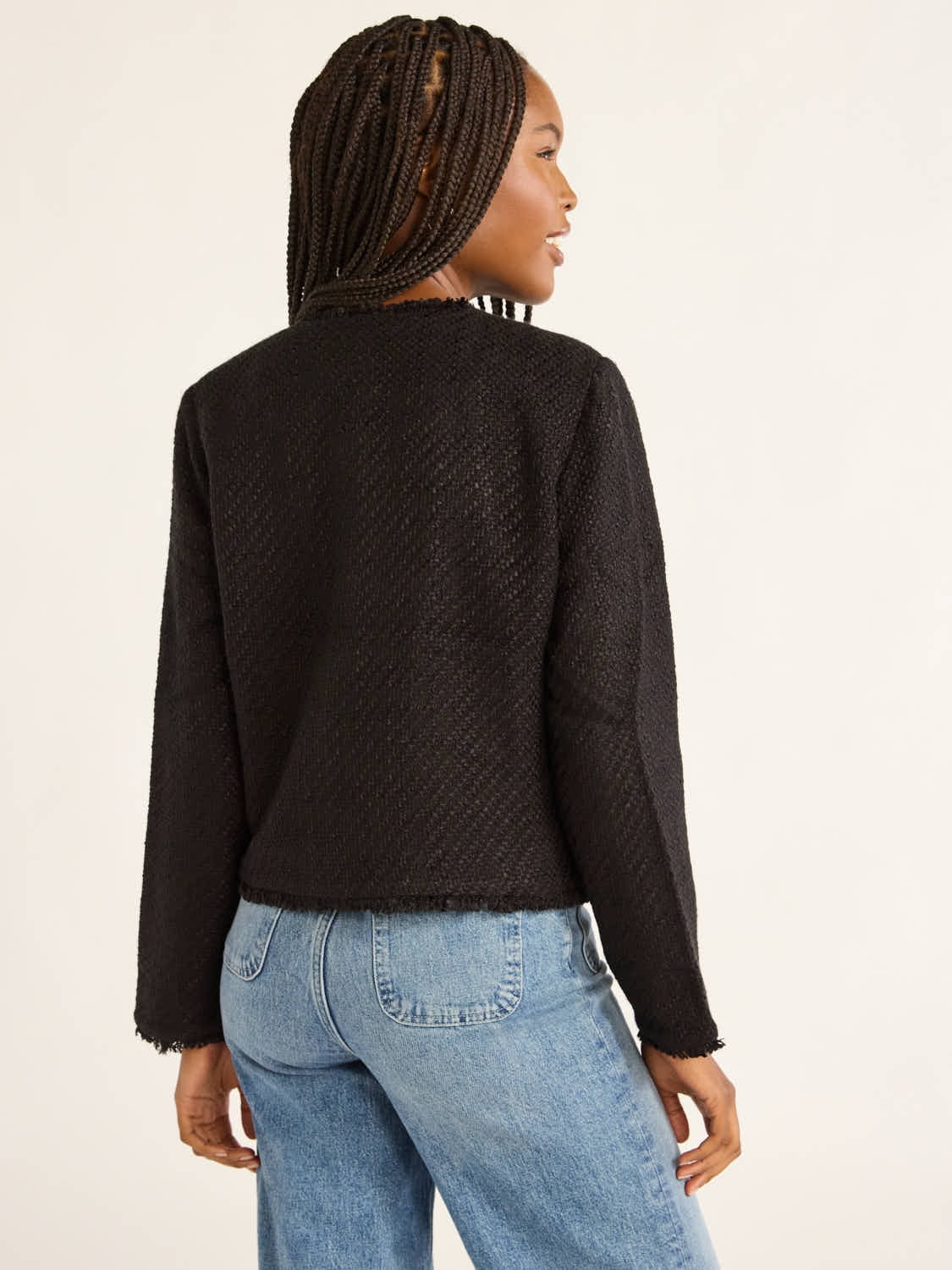 Free Assembly Women’s and Women's Plus Tweed Jacket, Sizes XS-4X