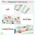 thumbnail image 4 of Gorgeous Floral Patterns Cotton Pajama Set Long Sleeve Top and Pants Sleepwear Unisex 3T, 4 of 7